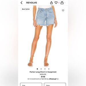 AGOLDE Parker Long Short